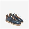 NeroGiardini T Toe Gumsole Laced Trainer - Navy Metallic